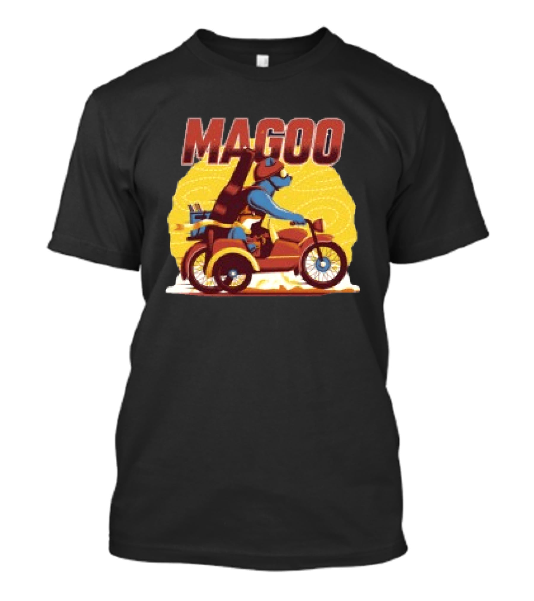 Magoo The Band Store 2026 Fall Tour Motorcycle Bear Zip Up T-Shirt