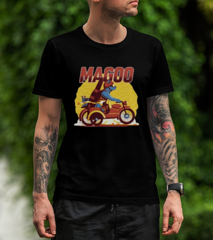Magoo The Band Store 2026 Fall Tour Motorcycle Bear Zip Up T-Shirt