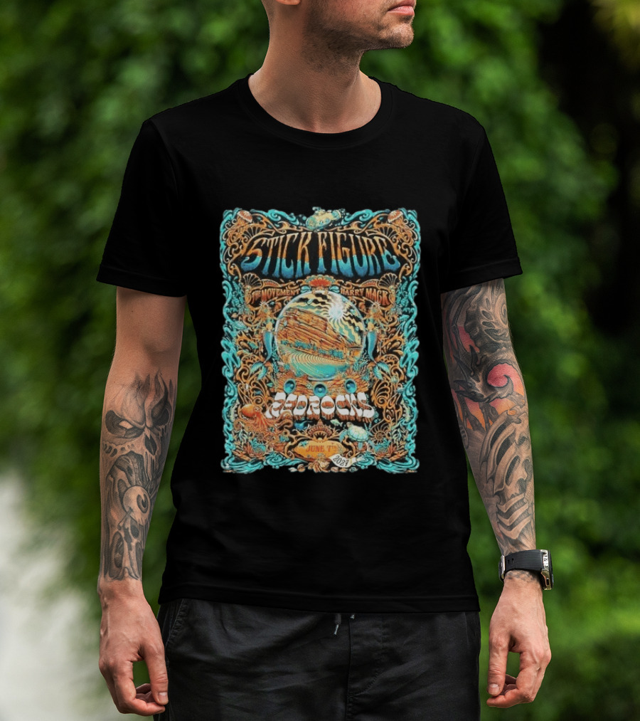 Stick Figure The Movement Harry Mack Red Rocks June 7th 2027 Tour T-Shirt