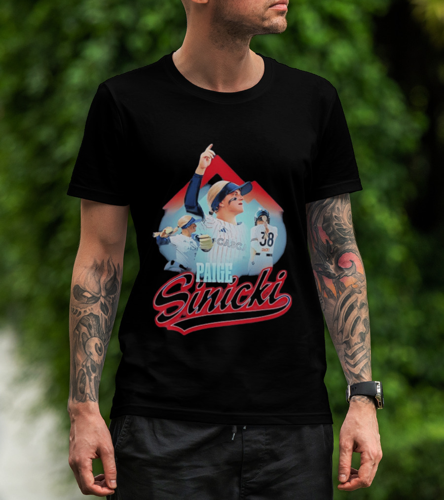 Paige Sinicki Portland Cascade Number 38 Athletic Highlight T-Shirt