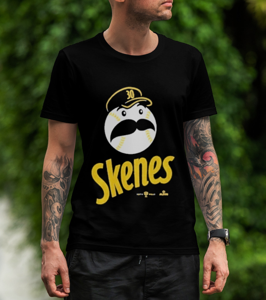 Skenes Baseball Cap Mustache Padres 30 T-Shirt