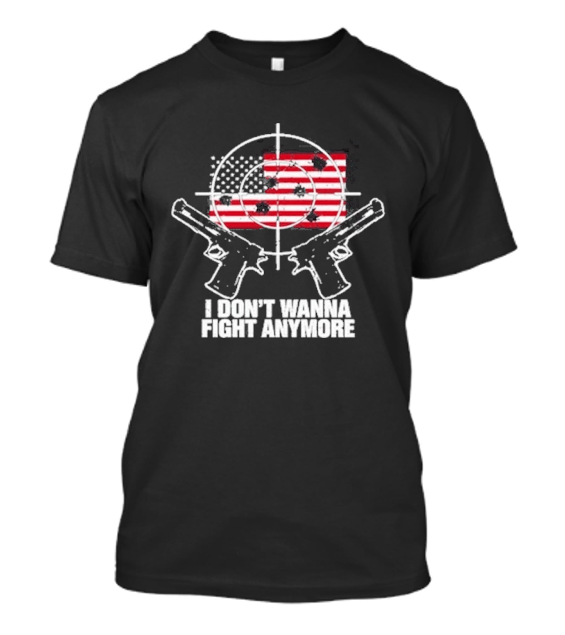 Vince Staples I Survived The 2026 Tour Political I Don't Wanna Fight Anymore Flag Target T-Shirt