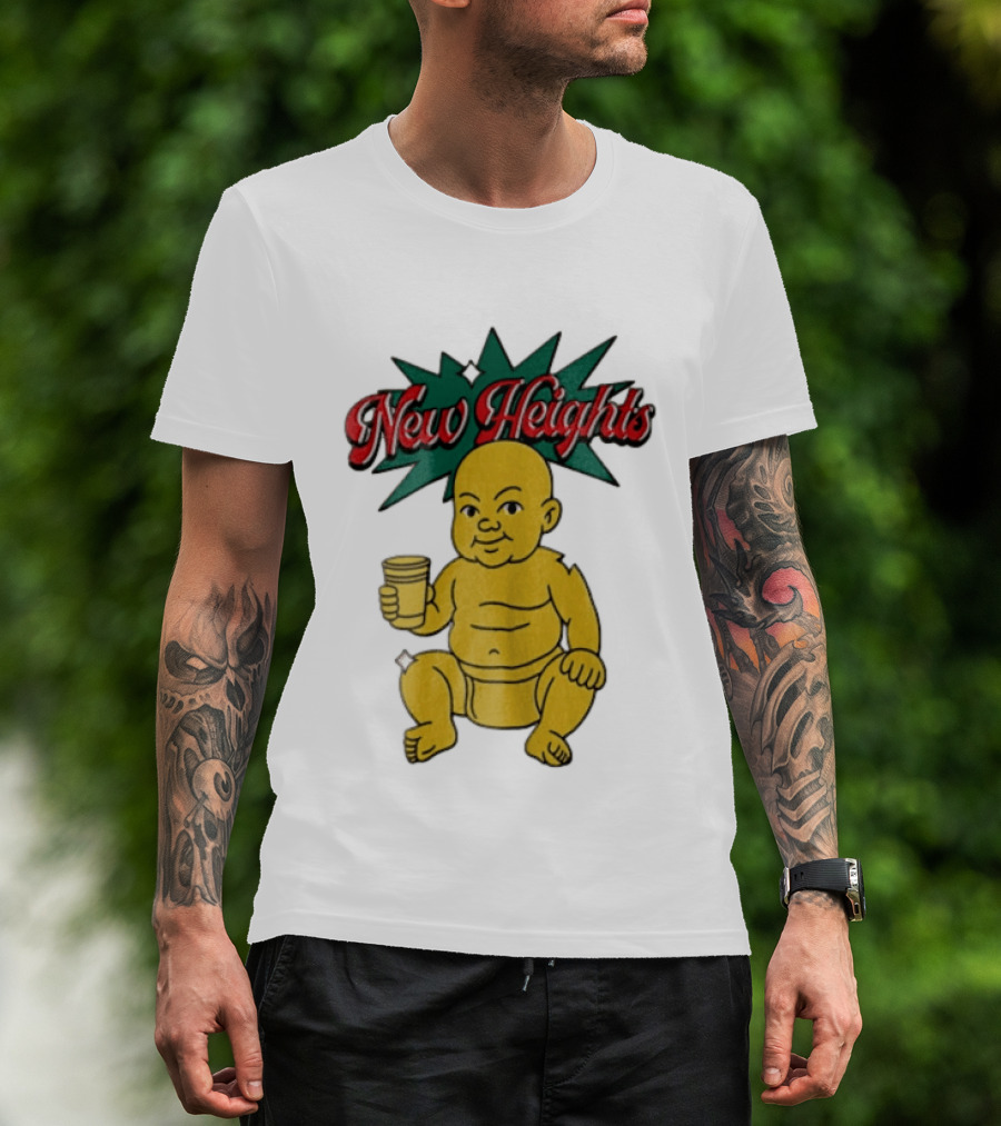 New Heights Golden Baby Drinking Cup T-Shirt