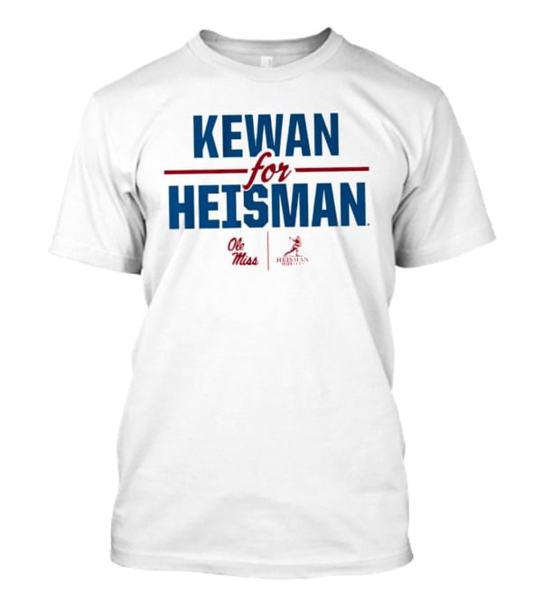 Kewan Lacy For Heisman Ole Miss Rebels Football T-Shirt