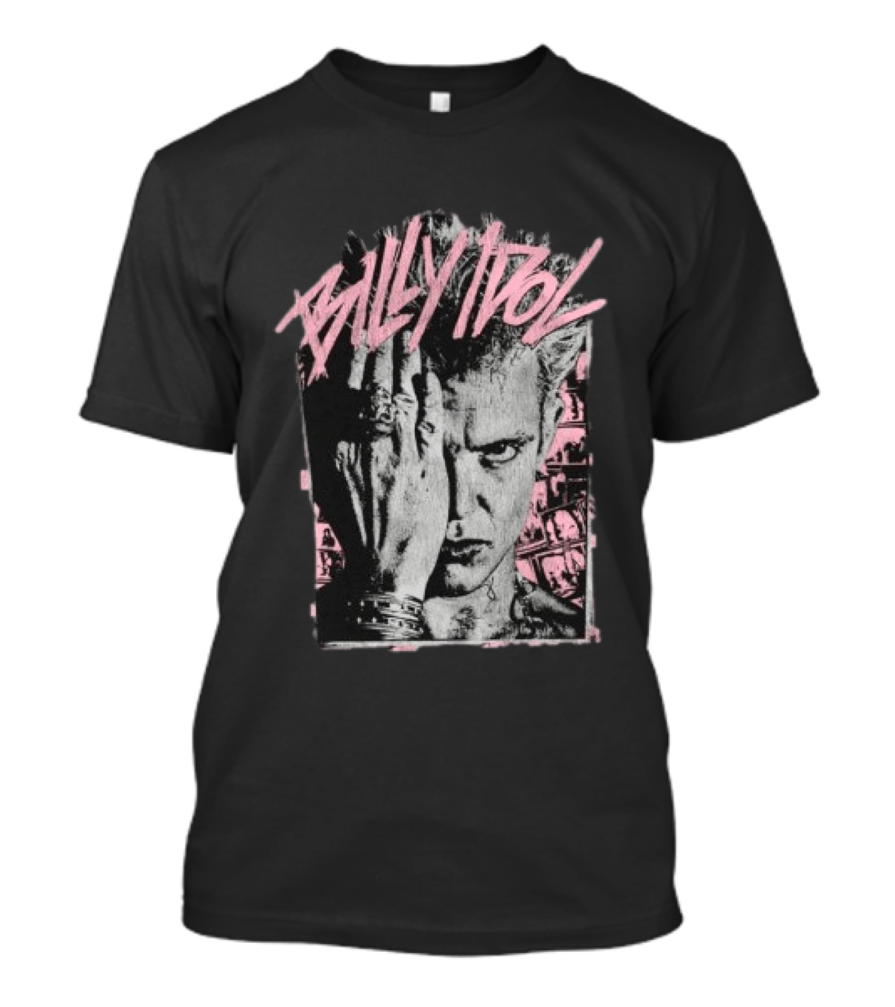 Billy Idol Pink Scratch 2026 Tour T-Shirt