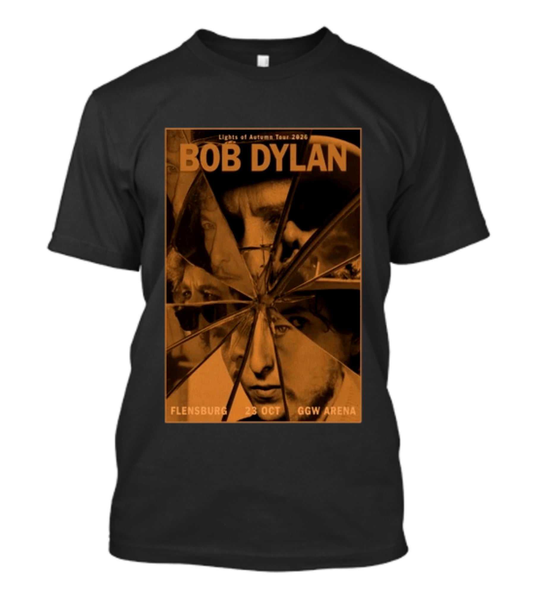 Bob Dylan Lights Of Autumn Tour 2026 Flensburg 23 Oct GGW Arena T-Shirt