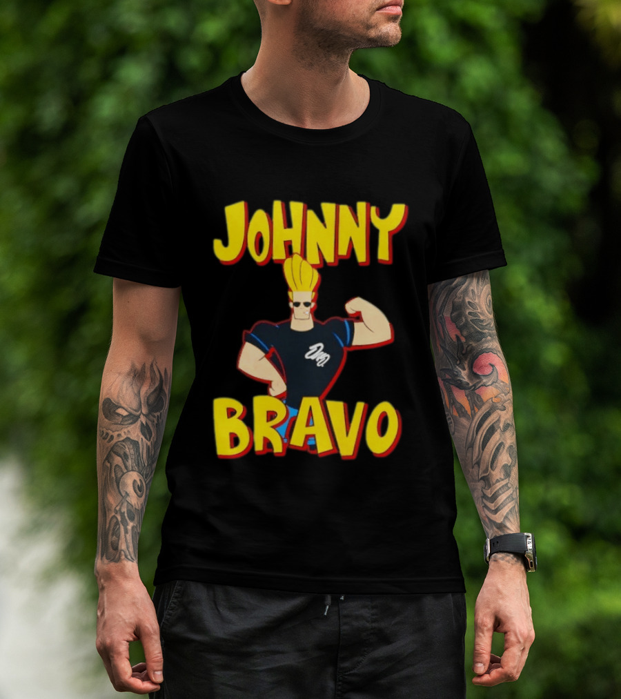 Johnny Bravo Cartoon Classic Character Pose T-Shirt
