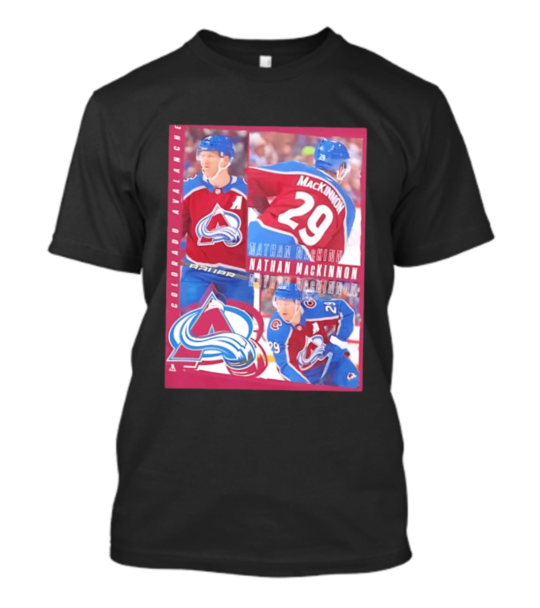 Colorado Avalanche Nathan MacKinnon 29 All For One T-Shirt