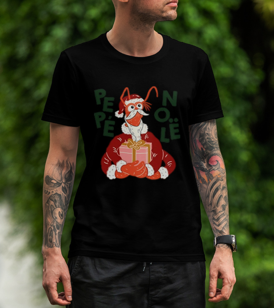 Pepe Noël Santa Claus Christmas Gift Cartoon T-Shirt