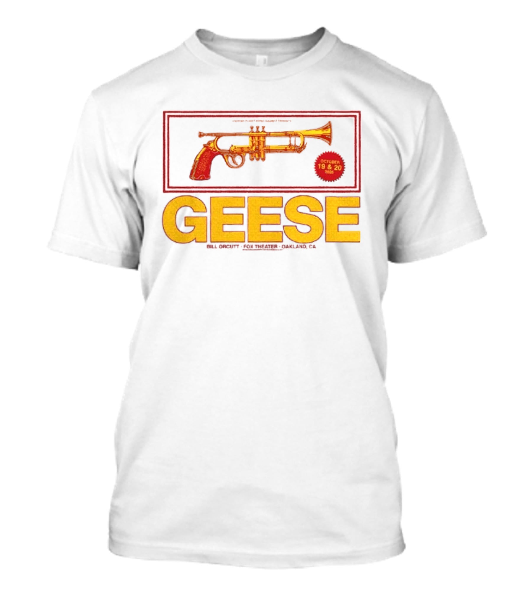 Geese Band Oakland CA Fox Theatre Event October 19 20 2026 T-Shirt