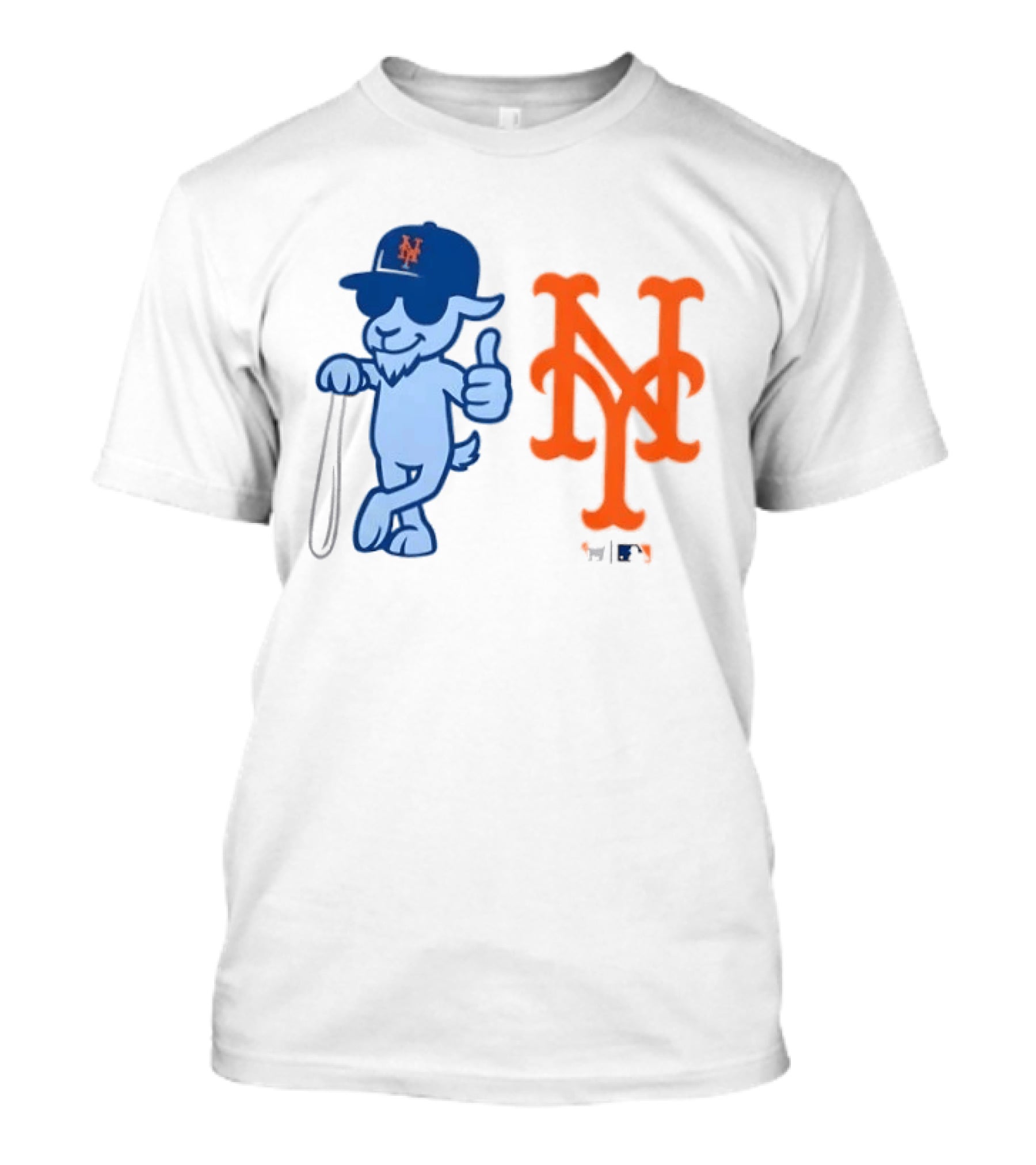 GOAT USA New York Mets Baseball Fan Gear T-Shirt