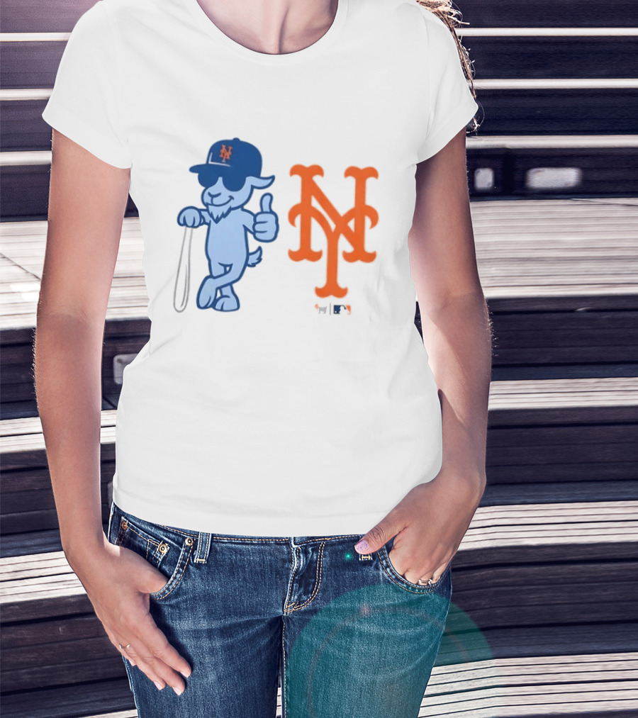 GOAT USA New York Mets Baseball Fan Gear T-Shirt