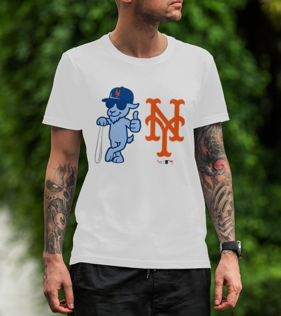 GOAT USA New York Mets Baseball Fan Gear T-Shirt