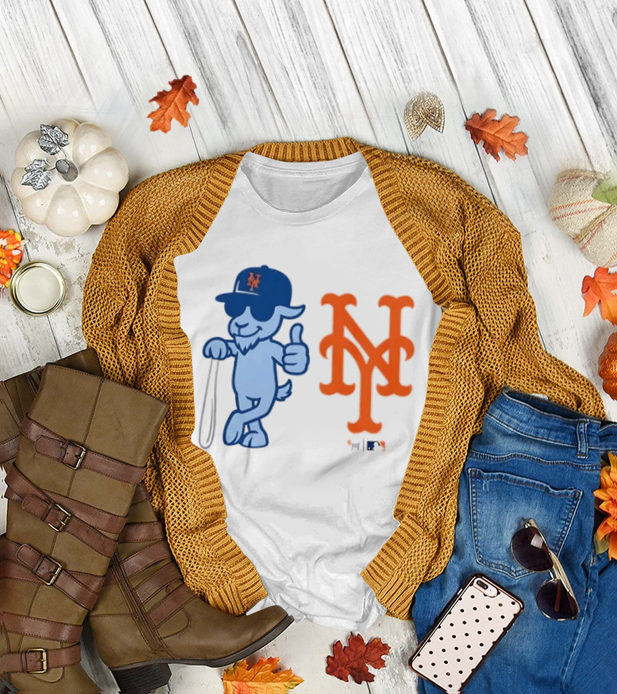 GOAT USA New York Mets Baseball Fan Gear T-Shirt