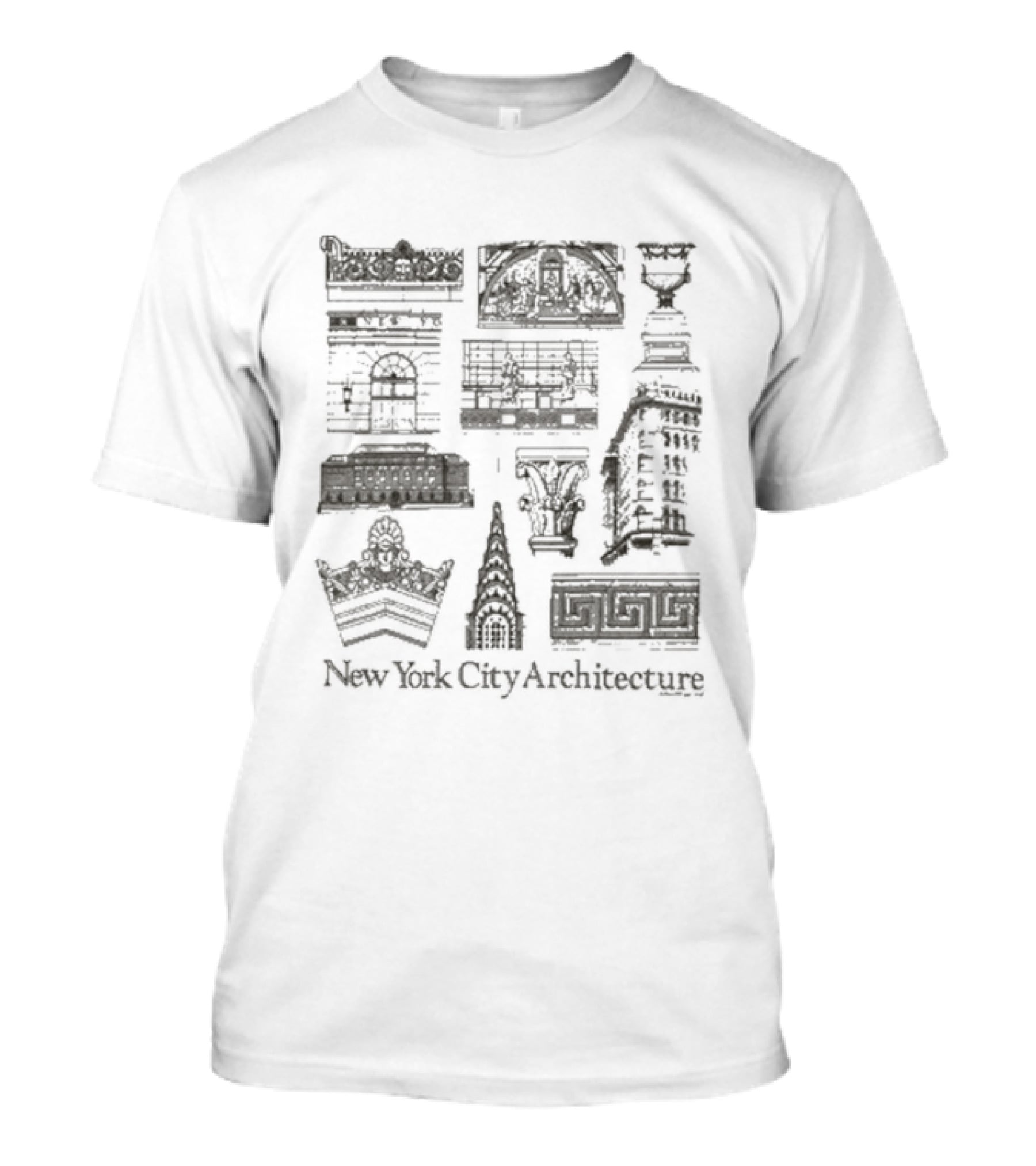 Only NY Stoneworks New York City Architecture T-Shirt