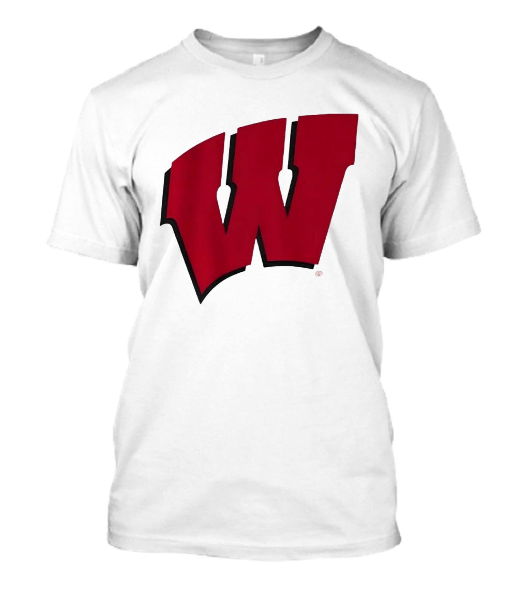 Wisconsin Badgers Red Motion W T-Shirt