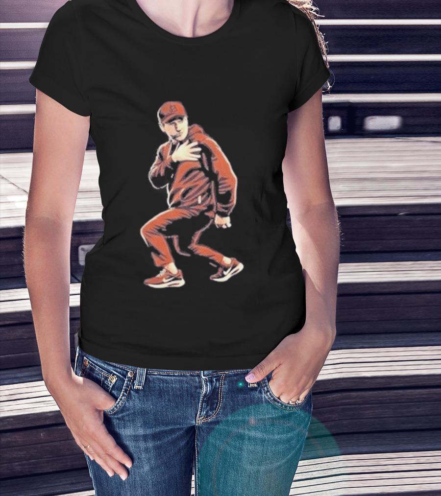 Ben Johnson Stanky Leg Dance Move Iconic Pose T-Shirt