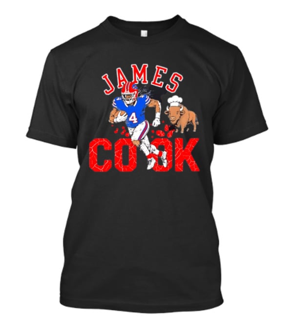 Buffalo Bills James Cook Football Player 4 Buffalo T-Shirt