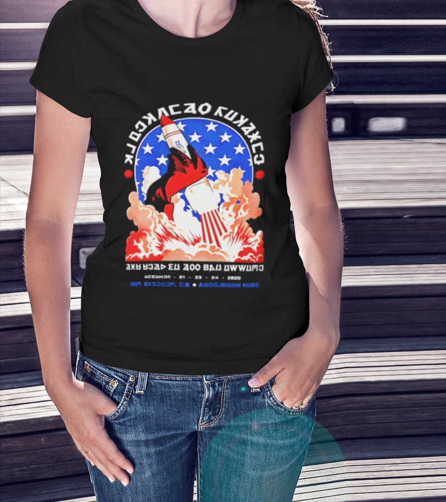 MCR LA My Chemical Romance October 21 23 2026 Los Angeles Rocket Star Explosion T-Shirt
