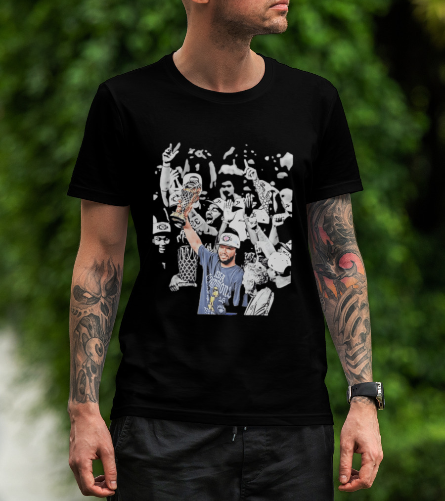 New York Knicks Jalen Brunson 2026 NBA Trophy Victory Celebration T-Shirt