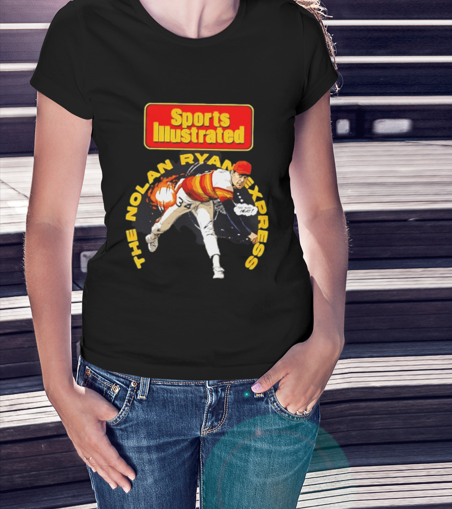Sports Illustrated The Nolan Ryan Express Too Much Heat T-Shirt