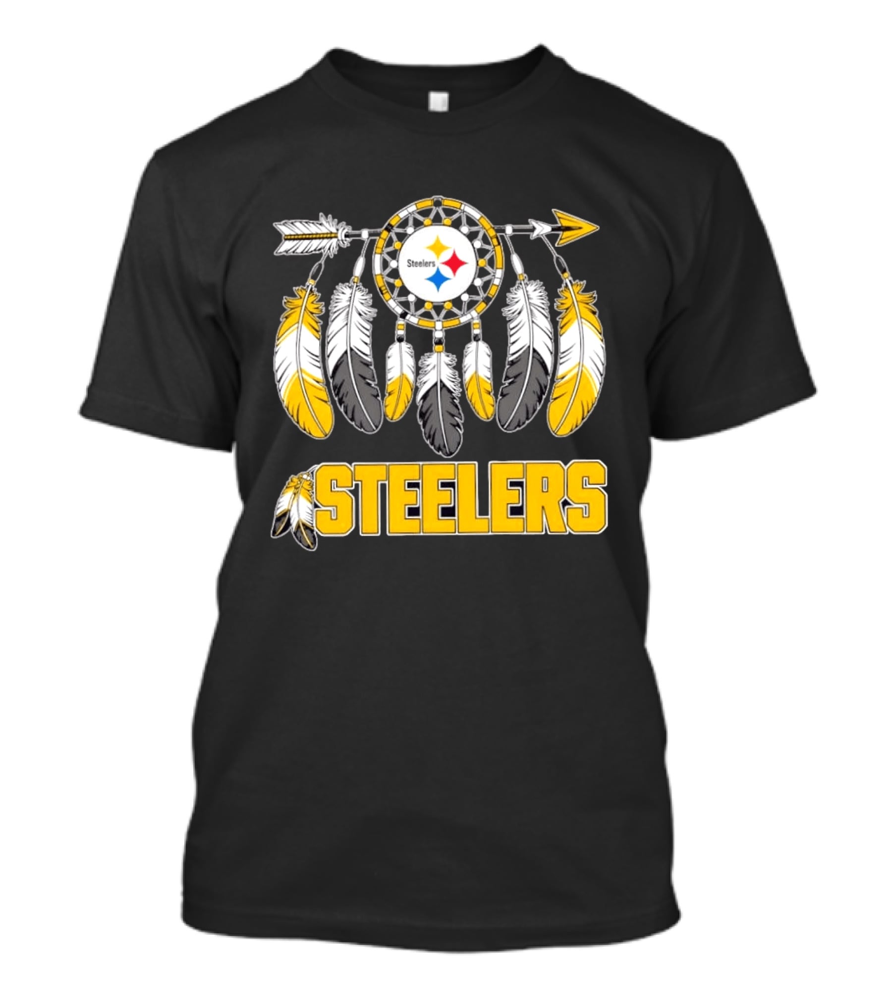 Pittsburgh Steelers Dreamcatcher Feather Arrow Chiefs T-Shirt