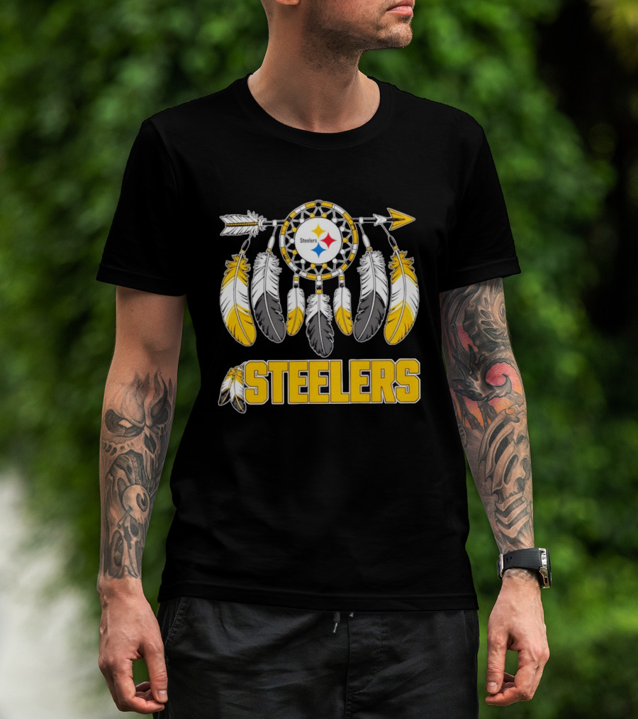 Pittsburgh Steelers Dreamcatcher Feather Arrow Chiefs T-Shirt