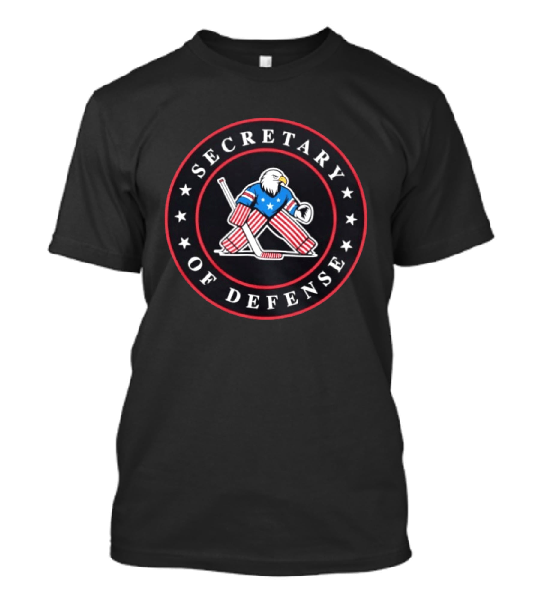 Secretary Of Defense USA Hockey American Eagle Goalie T-Shirt