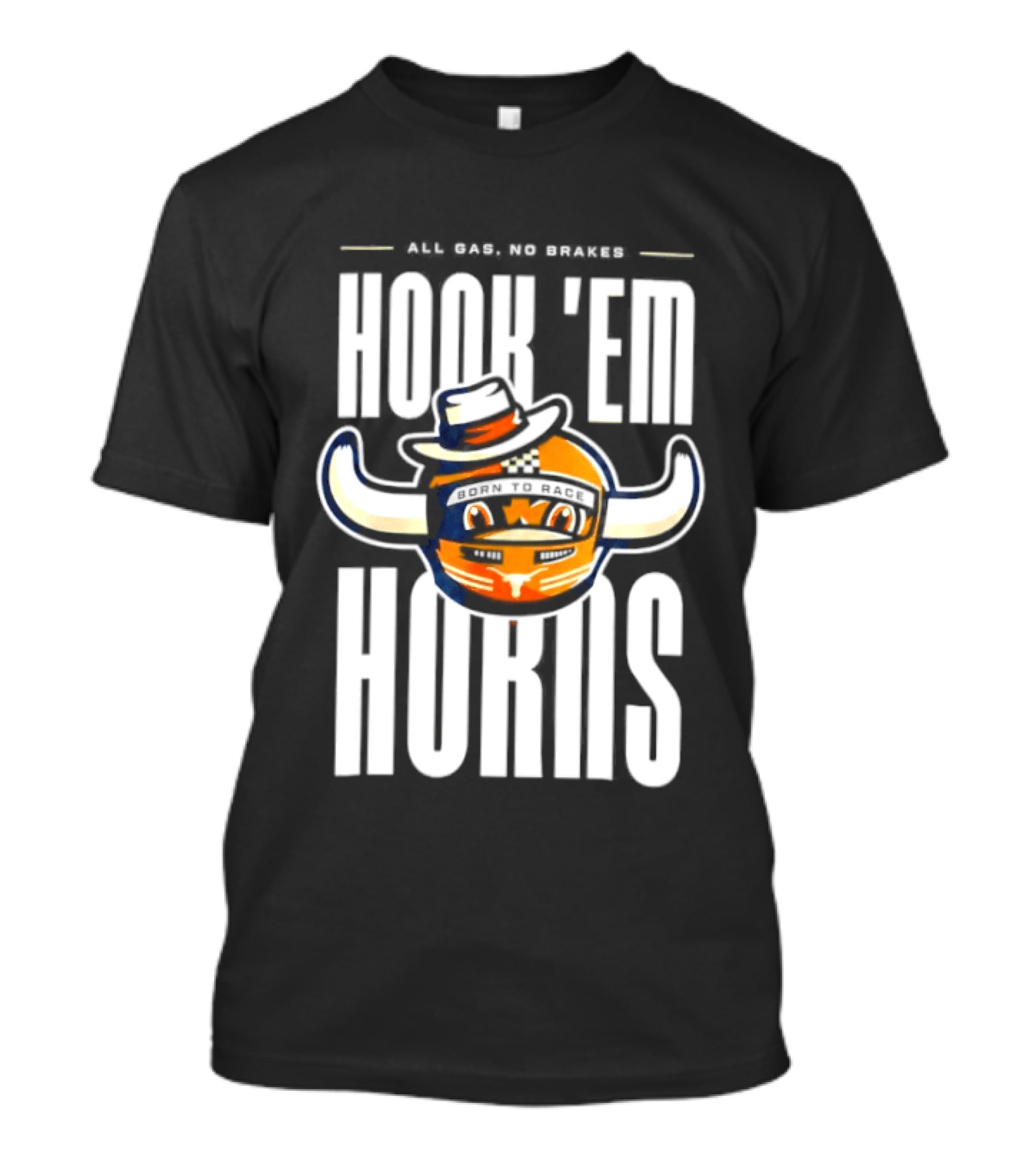 Texas Longhorns All Gas No Brakes Hook Em Horns 2026 T-Shirt