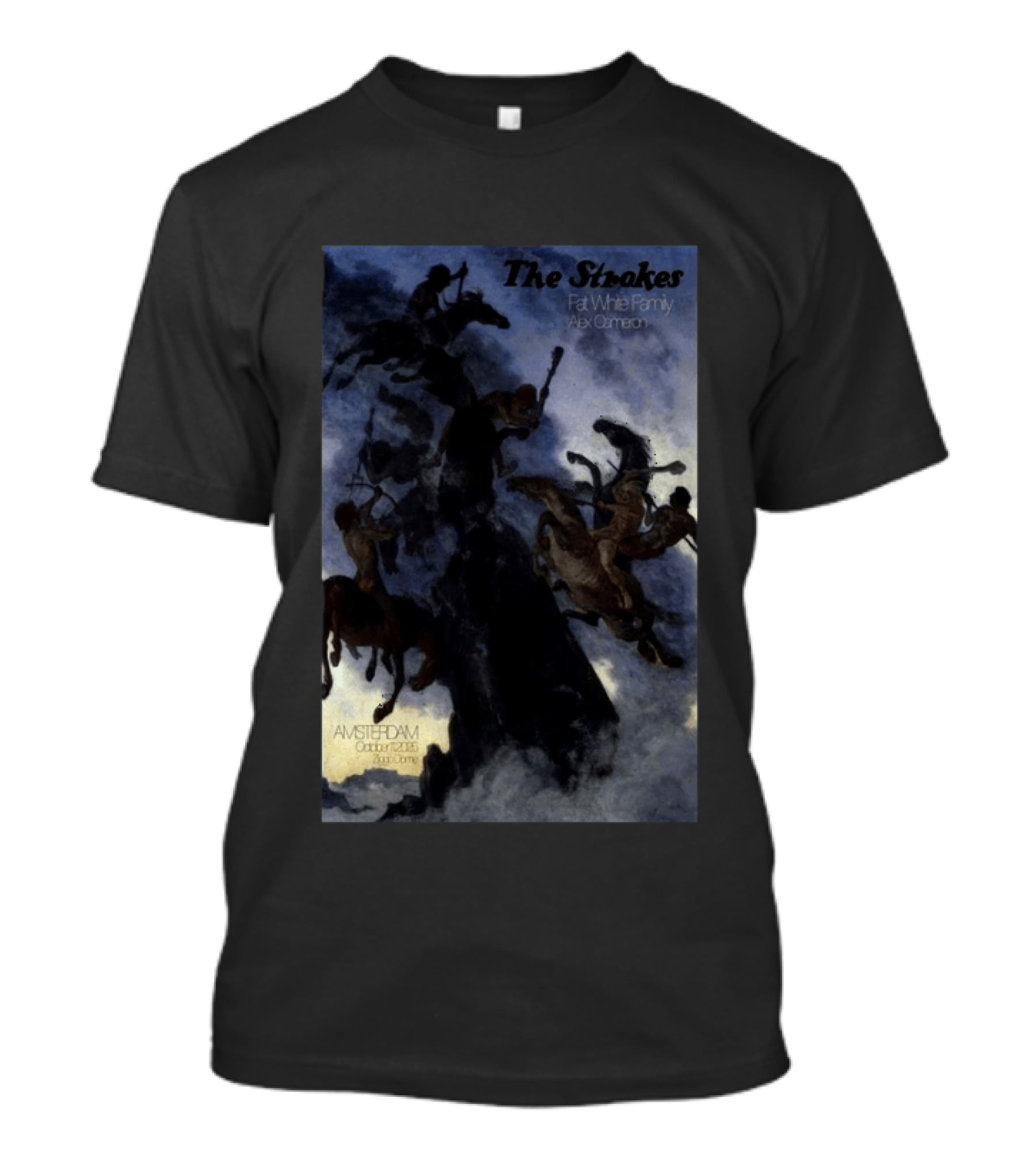 The Strokes Amsterdam 2026 Concert Fat White Family Alex Cameron T-Shirt