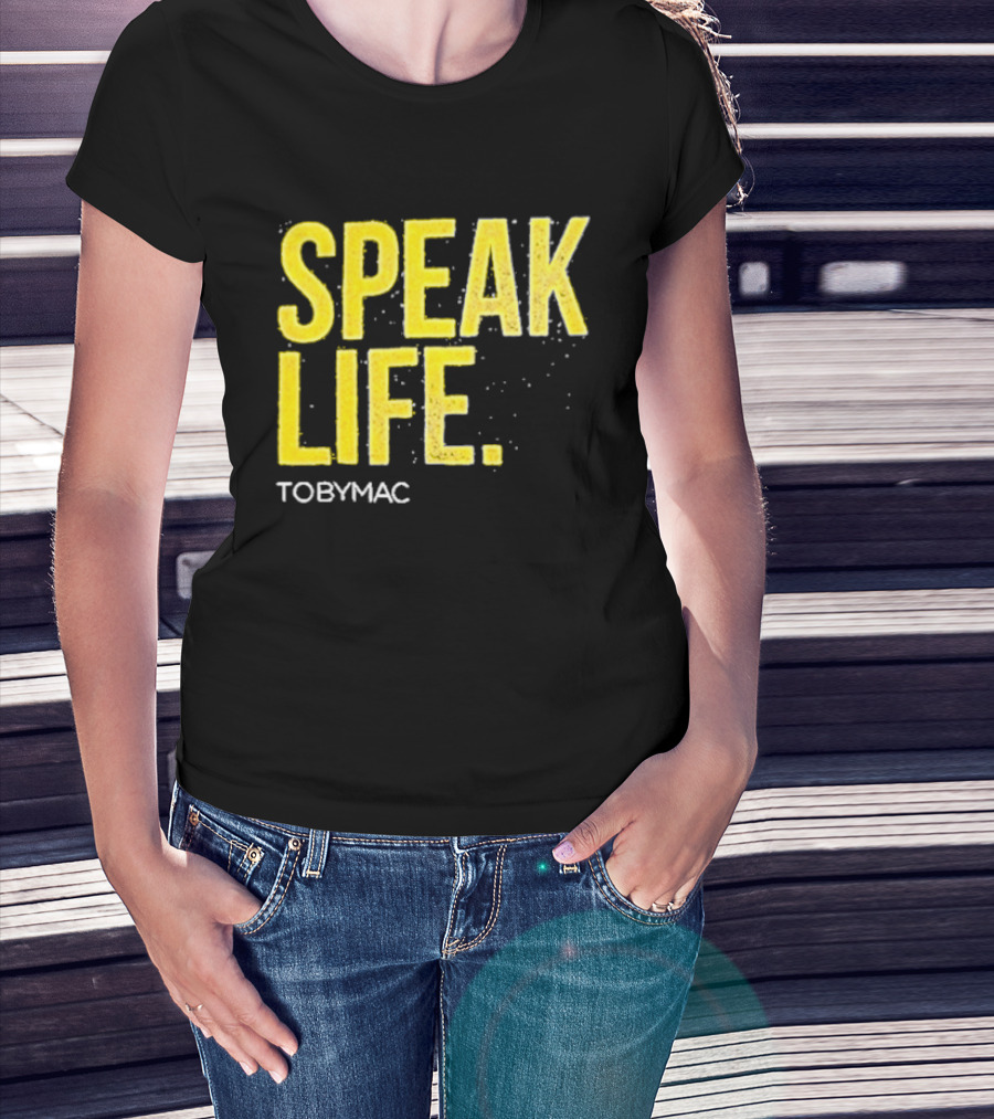 TOBYMAC Speak Life Yellow T-Shirt