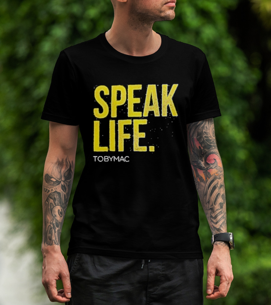 TOBYMAC Speak Life Yellow T-Shirt