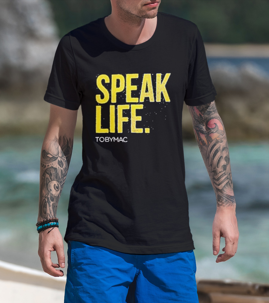 TOBYMAC Speak Life Yellow T-Shirt