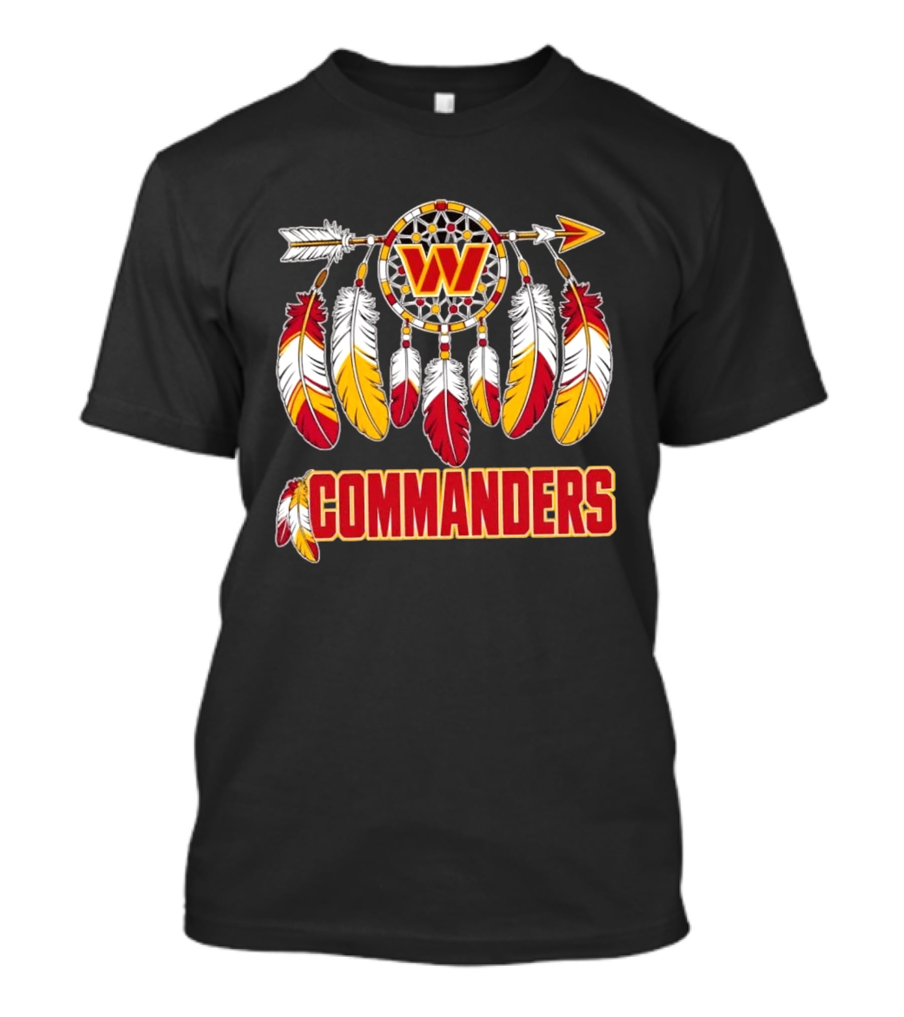 Washington Commanders W Dreamcatcher Feather T-Shirt