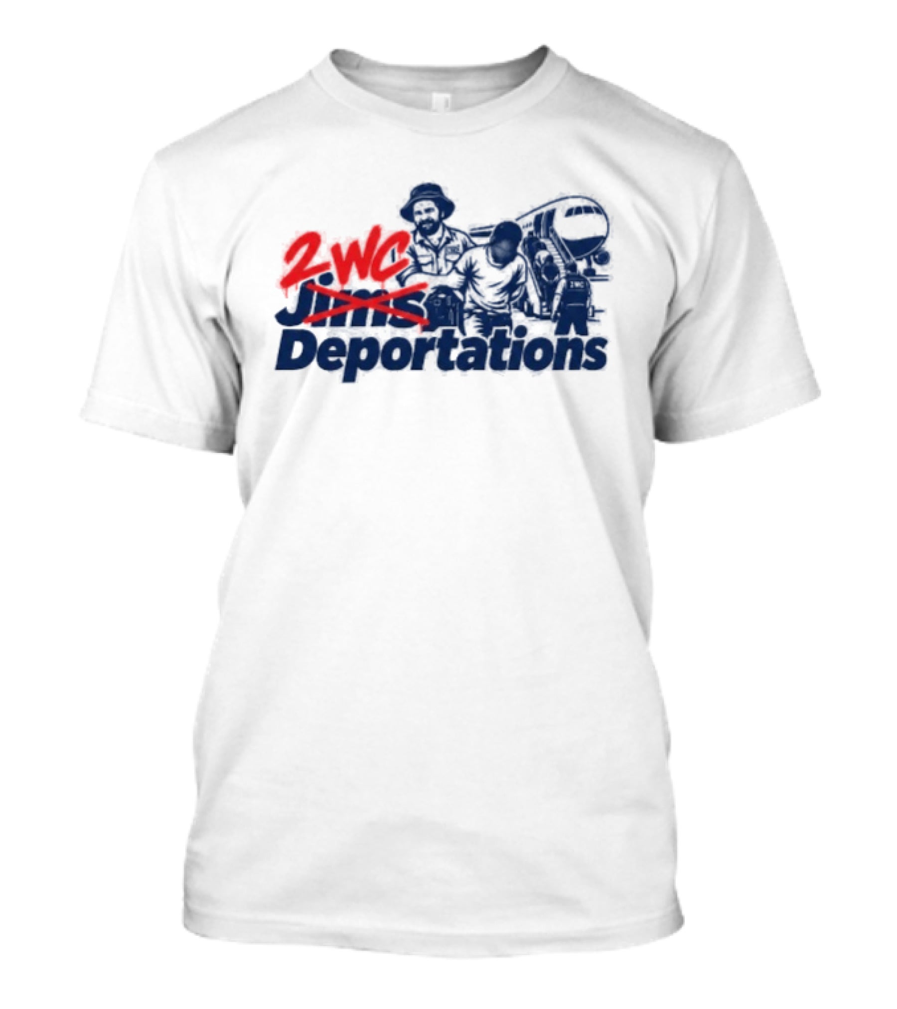 2 Worlds Collide Not Jims Deportations T-Shirt