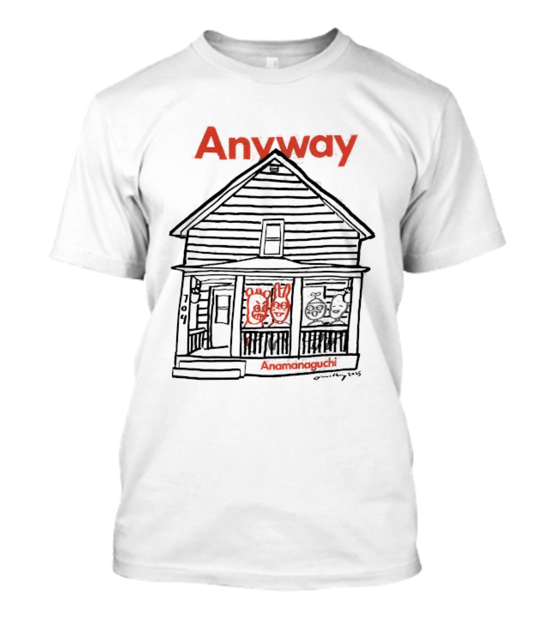 Anamanaguchi Anyway Vintage House Sketch T-Shirt