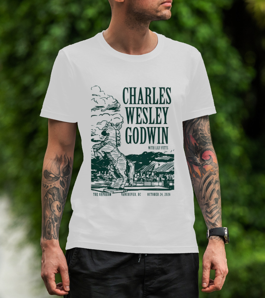Charles Wesley Godwin With Lily Fitts The Orpheum Vancouver BC October 24 2026 T-Shirt