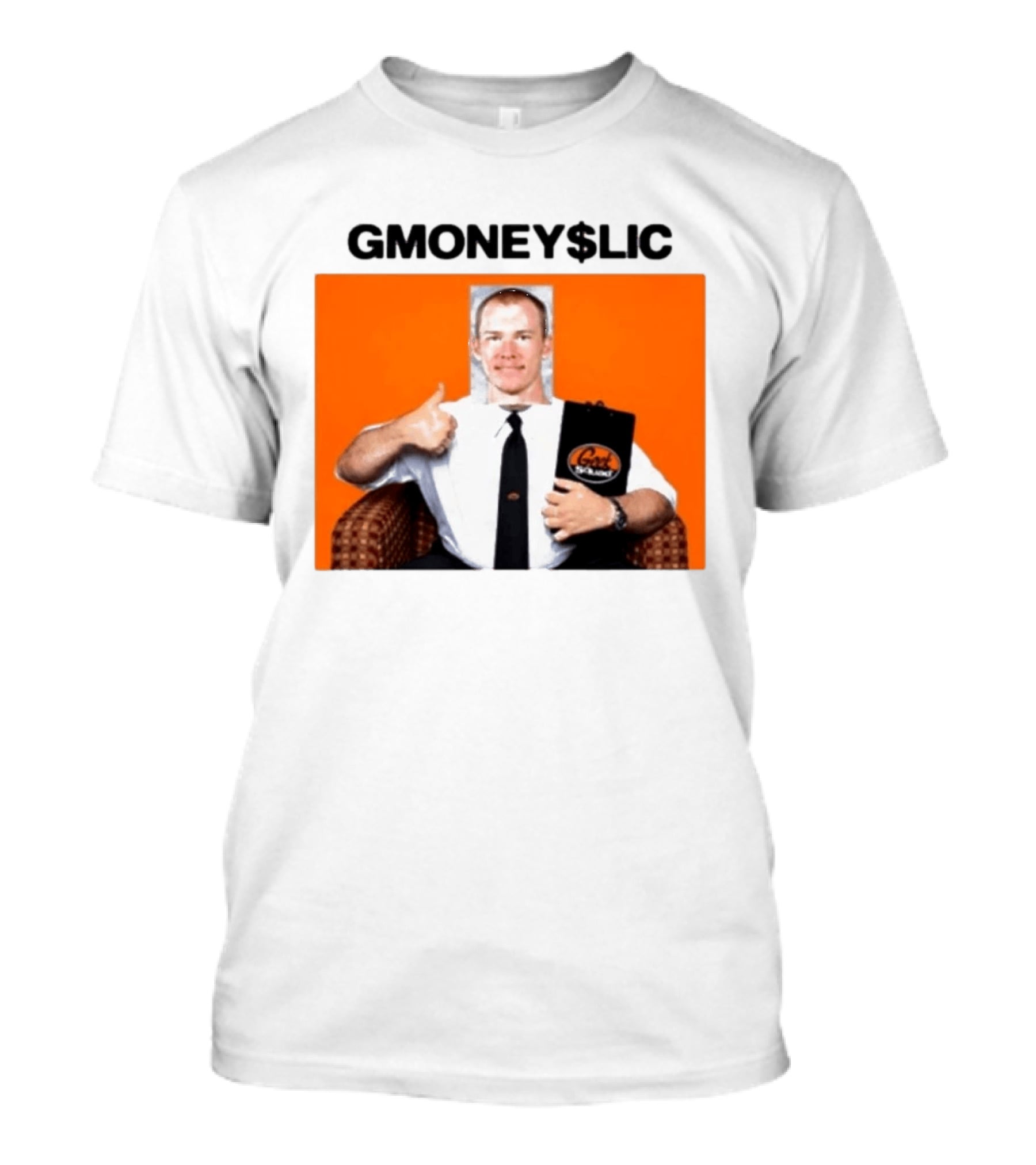 GMoney$lic Boston Bruins Thumbs Up Orange T-Shirt