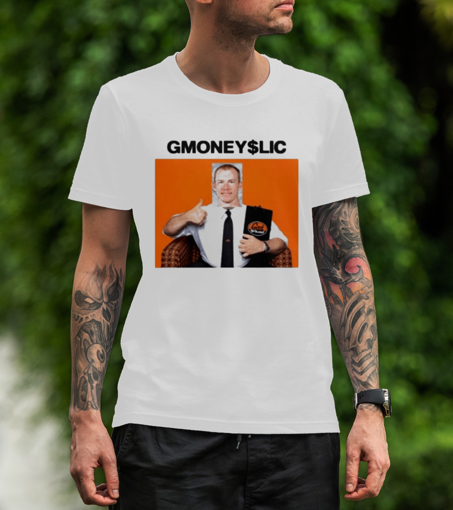 GMoney$lic Boston Bruins Thumbs Up Orange T-Shirt