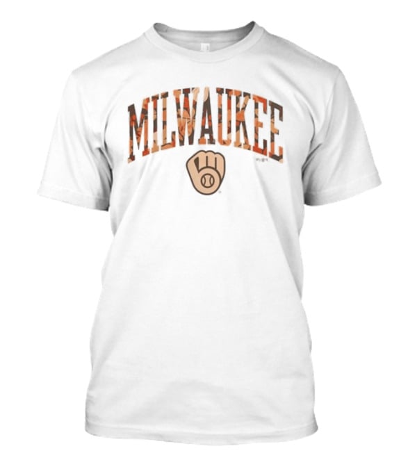 Milwaukee Brewers Fall Baseball Mitt T-Shirt