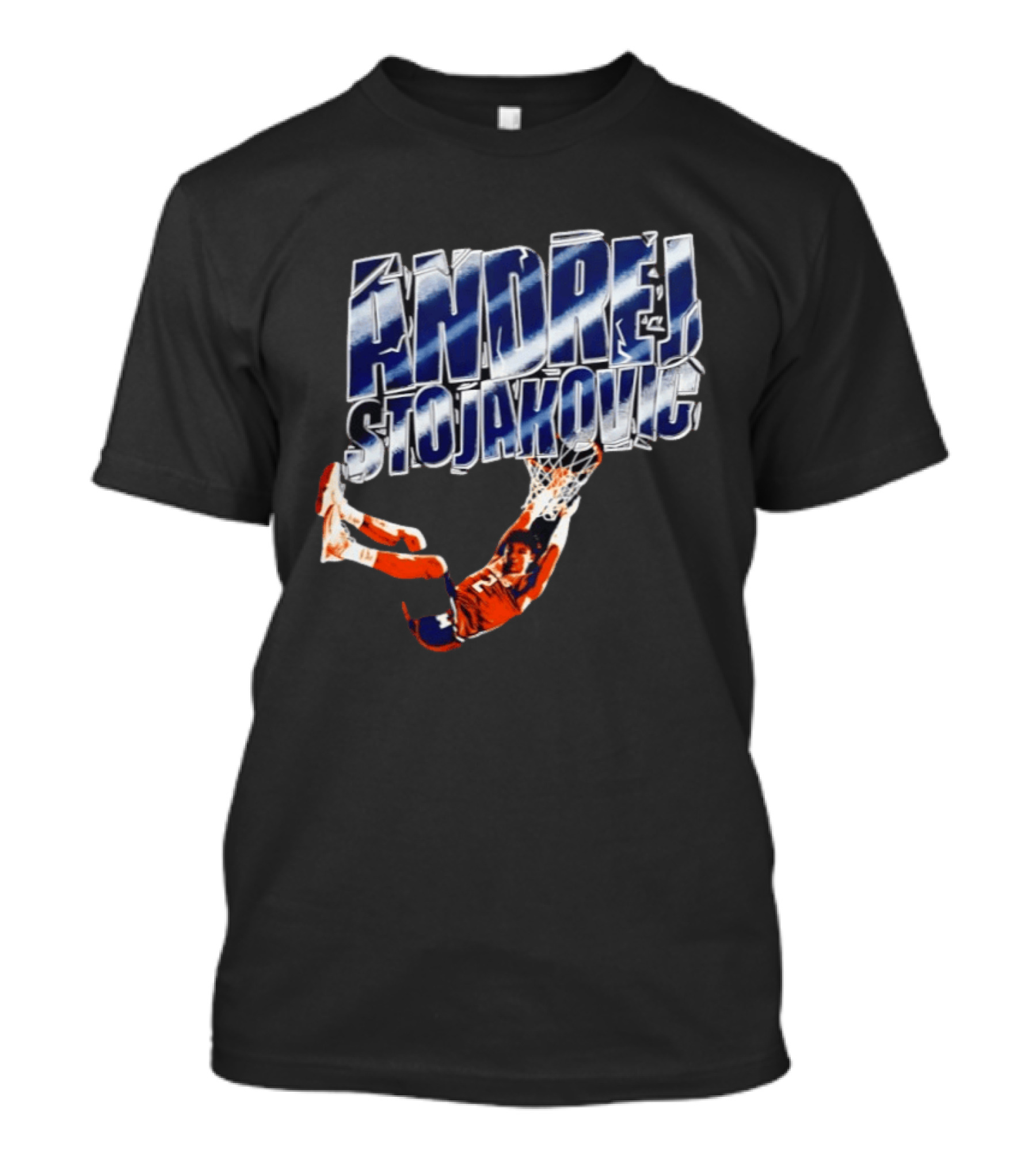 Andrej Stojakovic Dunk Illinois Fighting Illini Men's Basketball T-Shirt