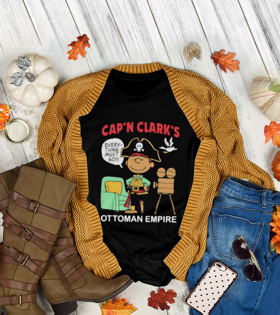Cap 'N Clark's Ottoman Empire Pirate Everything Must Go T-Shirt