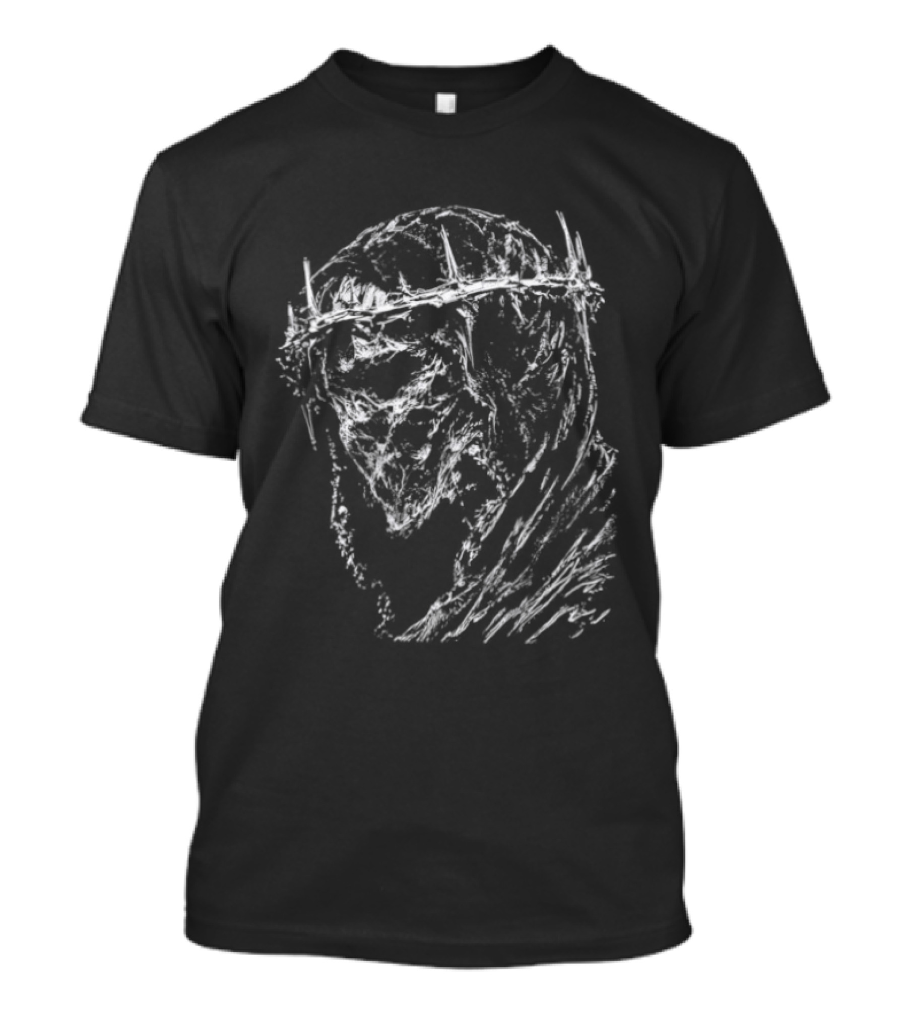 Horrible Skull Distressed Grunge T-Shirt