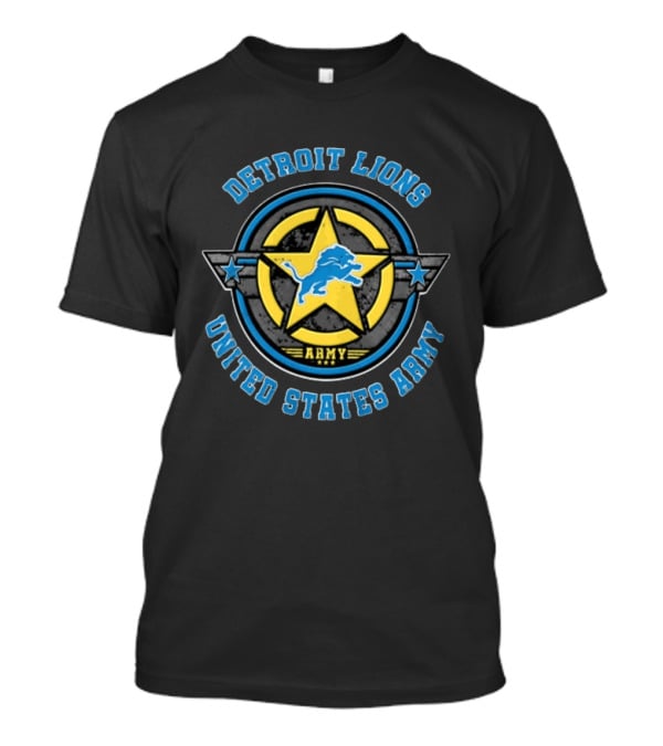 Detroit Lions United States Army Collaboration T-Shirt