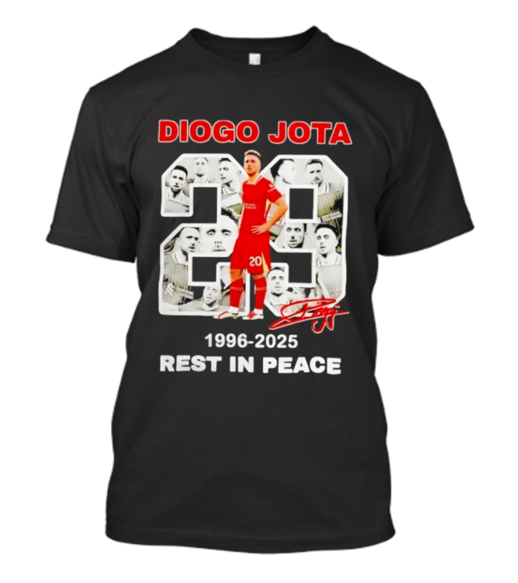 Diogo Jota 1996 2025 Rest In Peace Liverpool FC T-Shirt