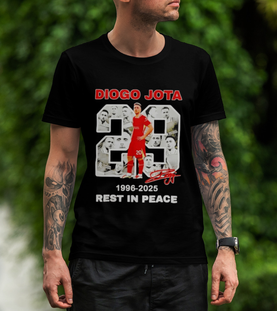 Diogo Jota 1996 2025 Rest In Peace Liverpool FC T-Shirt