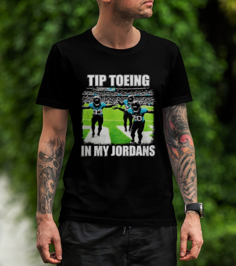 Jacksonville Jaguars Tip Toeing In My Jordans Ameer Abdullah Bhayshul Tuten T-Shirt