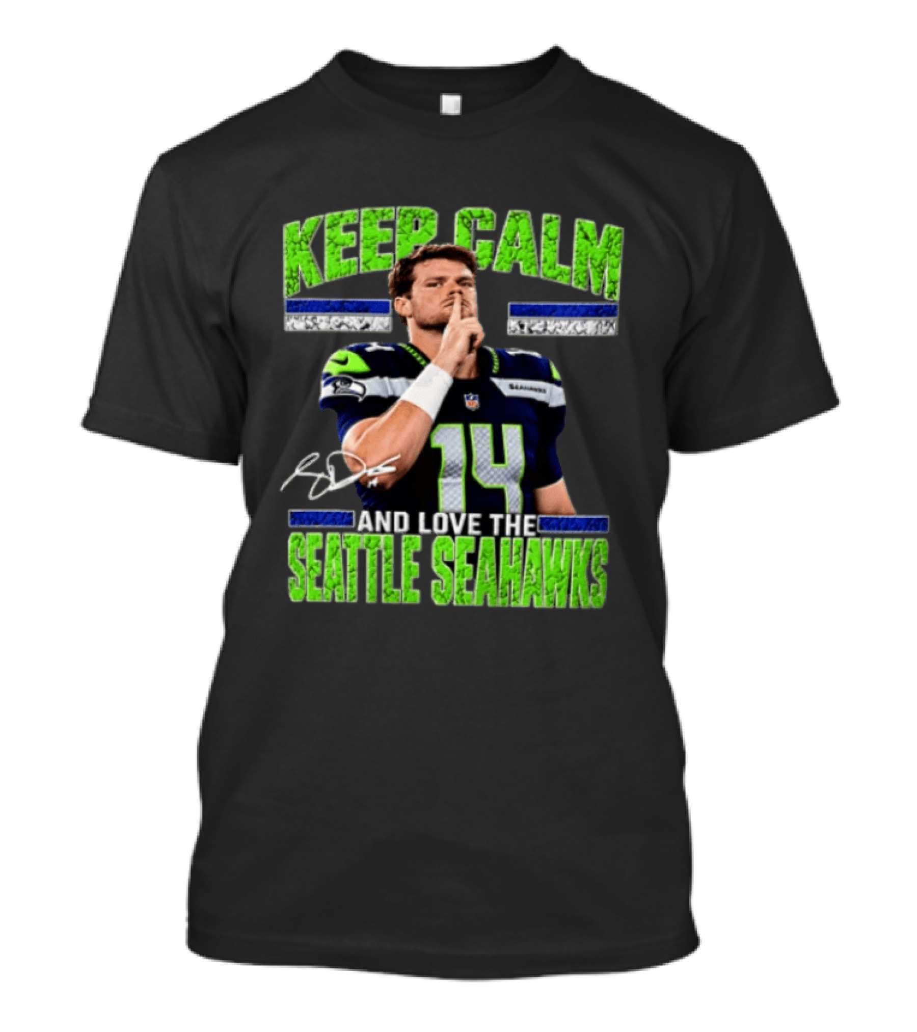 Keep Calm DK Metcalf Seattle Seahawks 14 T-Shirt