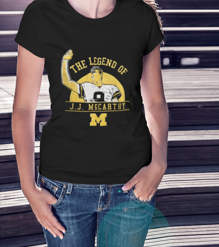 The Legend Of J J McCarthy Michigan Wolverines M T-Shirt