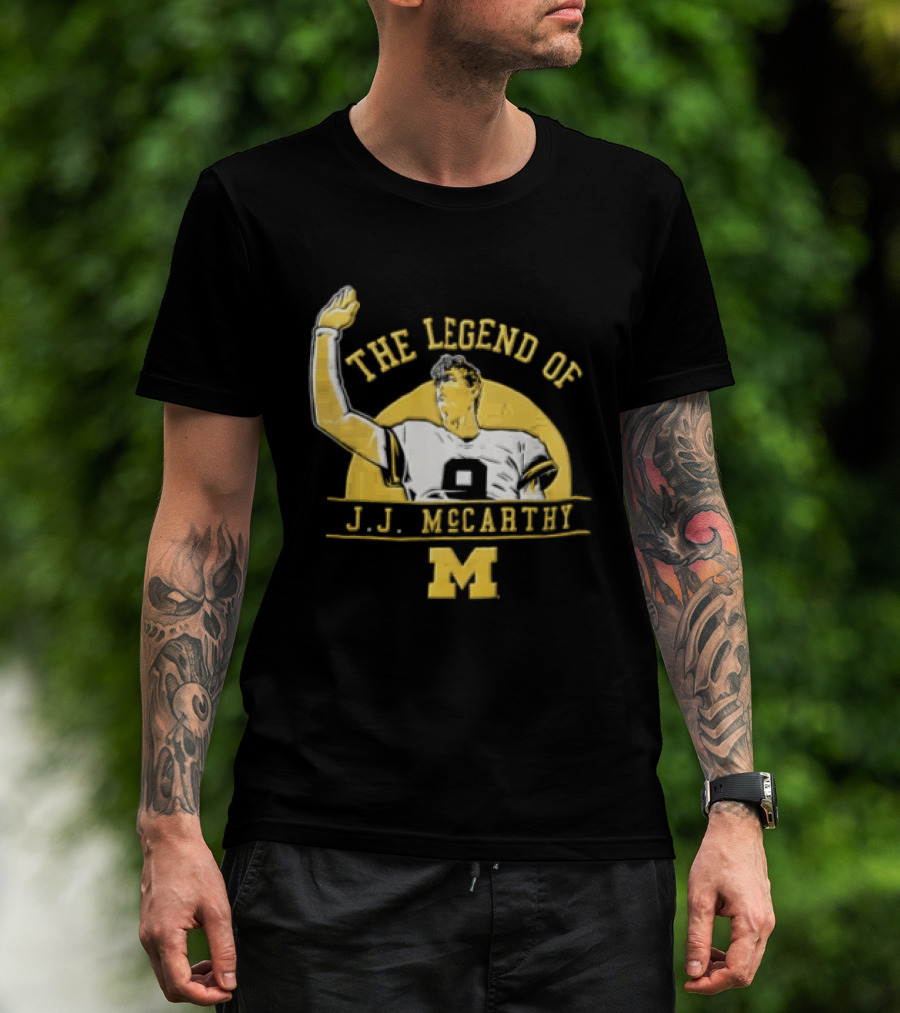 The Legend Of J J McCarthy Michigan Wolverines M T-Shirt